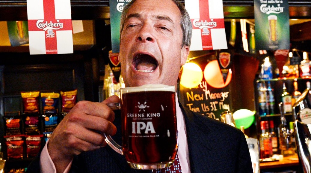 Middle Aged Couple Vote Brexit Because Farage Drank Beer In Pub News